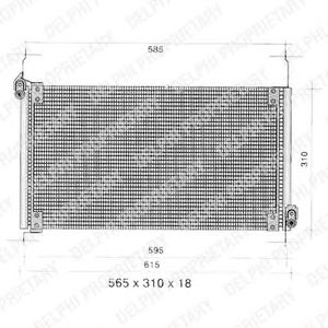Condenser, air conditioning TSP0225258