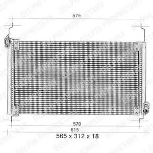 Condensator, airconditioning TSP0225259