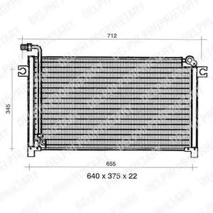 Condensator, airconditioning TSP0225346