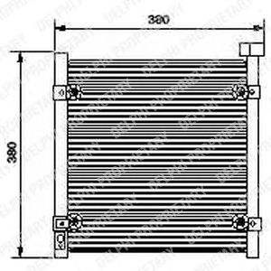 Condensator, airconditioning TSP0225422