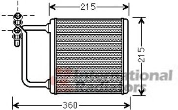 Heat Exchanger, interior heating 60306470