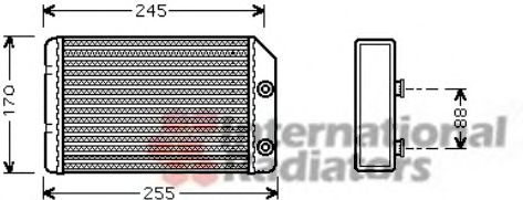 Heat Exchanger, interior heating 60376315