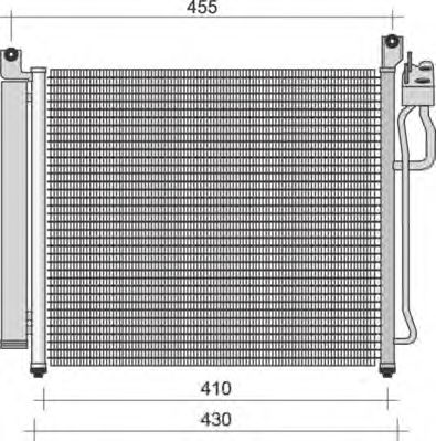Condensator, airconditioning 350203252000