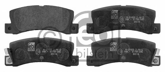 Brake Pad Set, disc brake 16580