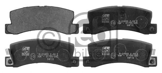 Brake Pad Set, disc brake 16743