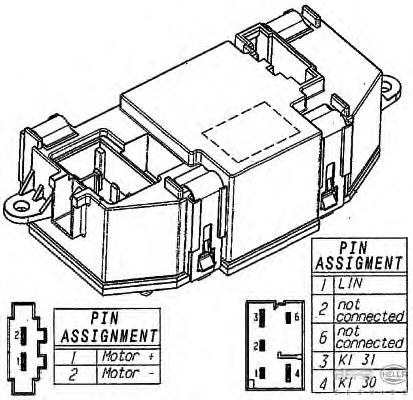 Regulador, ventilador do habitáculo 5HL 351 321-521