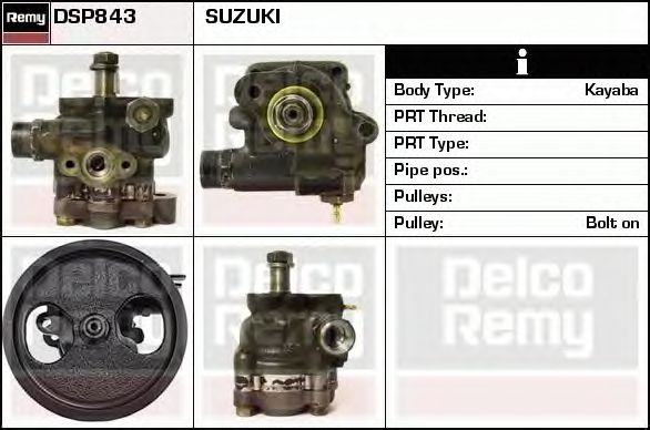 Hydraulic Pump, steering system DSP843