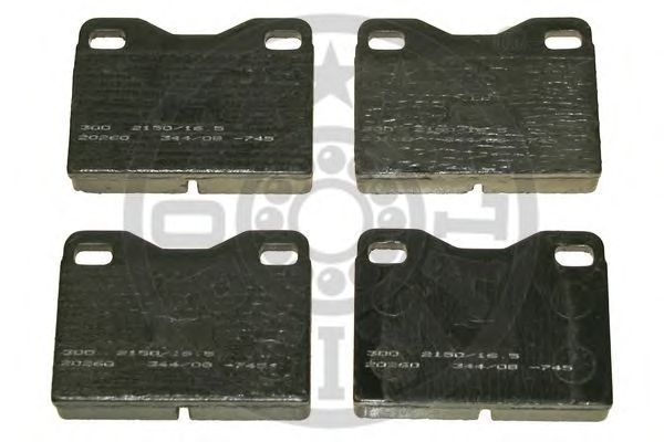 Brake Pad Set, disc brake 2150/16,5
