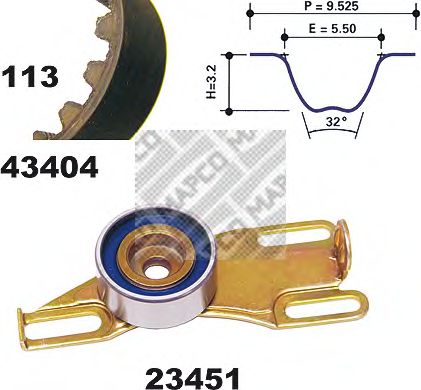 Timing Belt Kit 23404