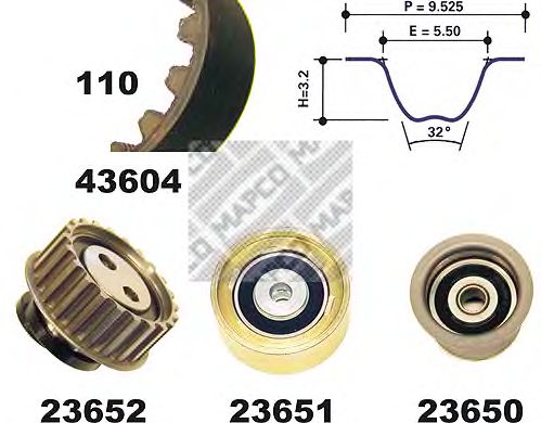 Timing Belt Kit 23604