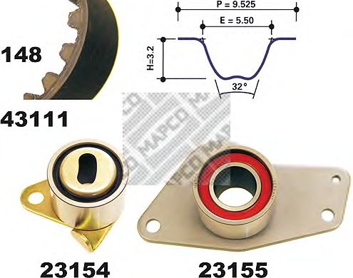 Timing Belt Kit 23111