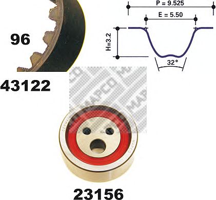 Timing Belt Kit 23122