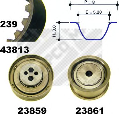 Timing Belt Kit 23817