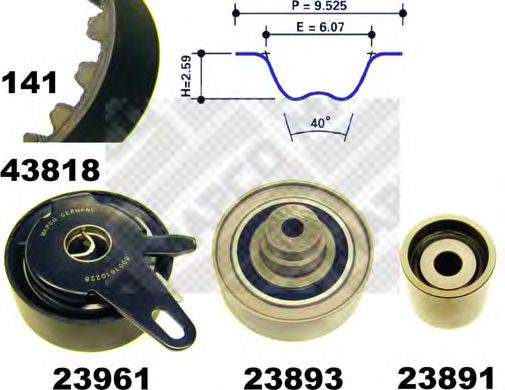 Timing Belt Kit 23818