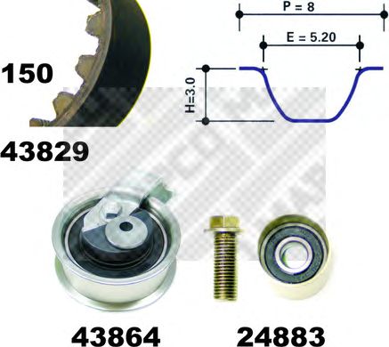Timing Belt Kit 23901