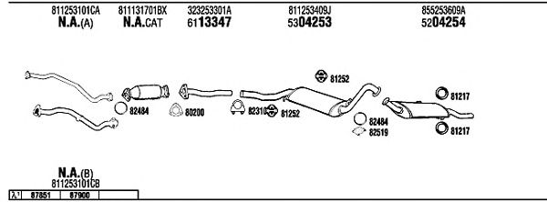 Exhaust System AD40304B