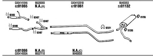 Exhaust System CI60006