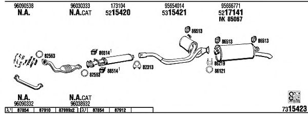 Exhaust System CI78009