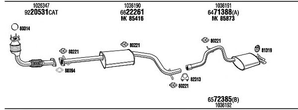 Exhaust System FO60067