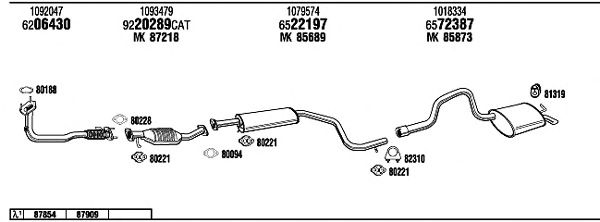 Exhaust System FO60082