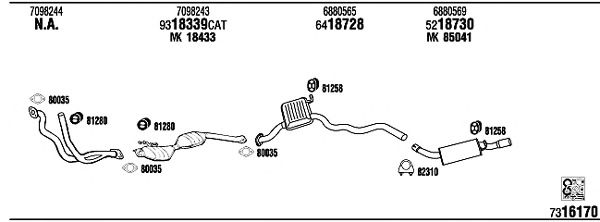 Exhaust System FO60373