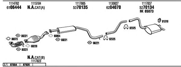 Exhaust System FO60501