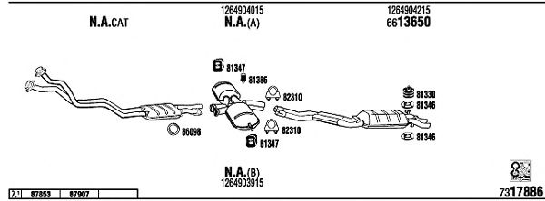 Exhaust System MB56002A