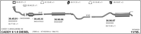 Exhaust System 587000029