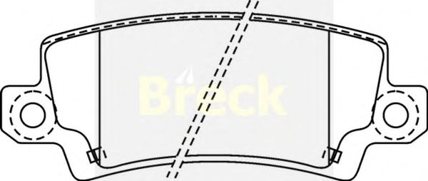 Brake Pad Set, disc brake 23816 00 704 10
