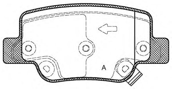 Brake Pad Set, disc brake BPA1452.02