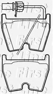 Brake Pad Set, disc brake FBP3782