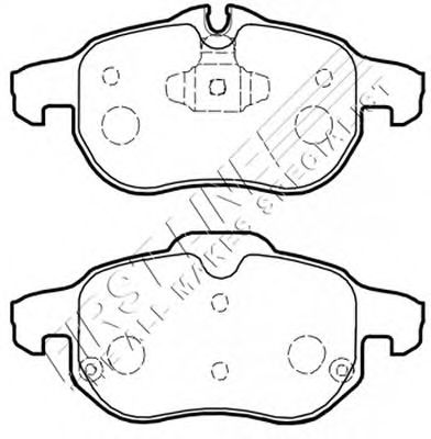 Brake Pad Set, disc brake FBP3395