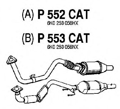 Catalytic Converter P552CAT