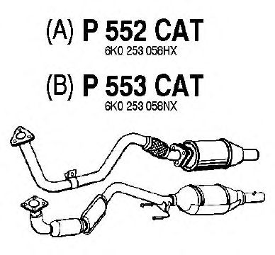 Catalytic Converter P553CAT