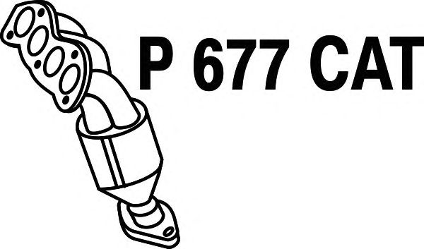 Catalytic Converter P677CAT