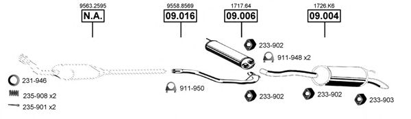 Exhaust System CI090375