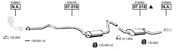 Exhaust System FO070730