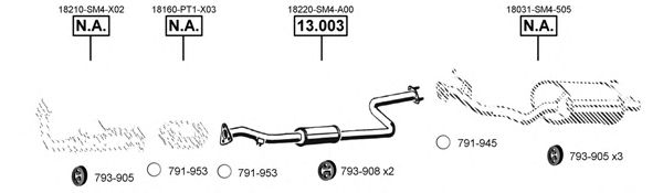 Exhaust System HO130160