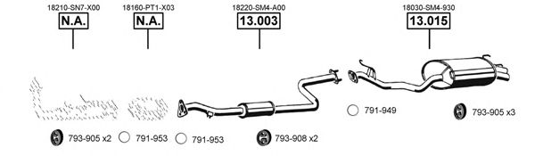Exhaust System HO130175