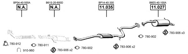 Exhaust System MA110300