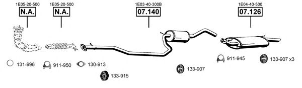 Exhaust System MA110610
