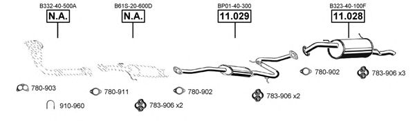 Exhaust System MA111205