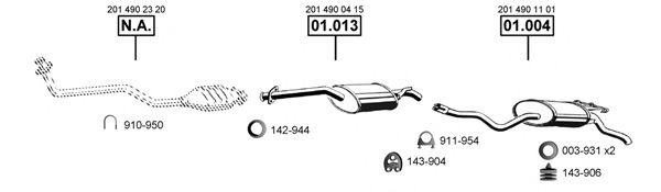 Exhaust System ME011460