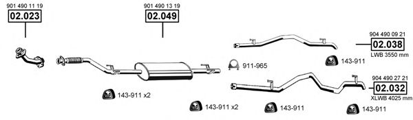 Exhaust System ME012515