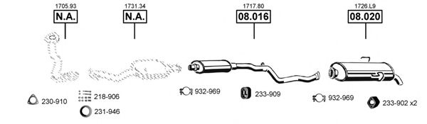 Exhaust System PE081125