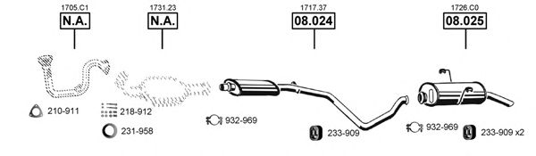 Exhaust System PE082170