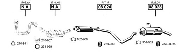 Exhaust System PE082175