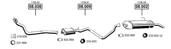 Exhaust System PE083250
