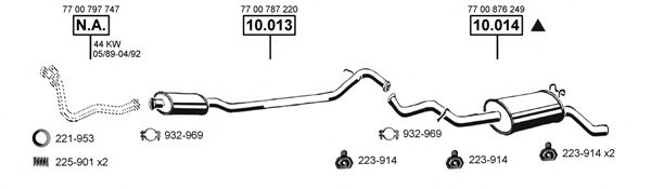 Exhaust System RE104115