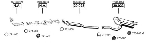 Exhaust System TO201150
